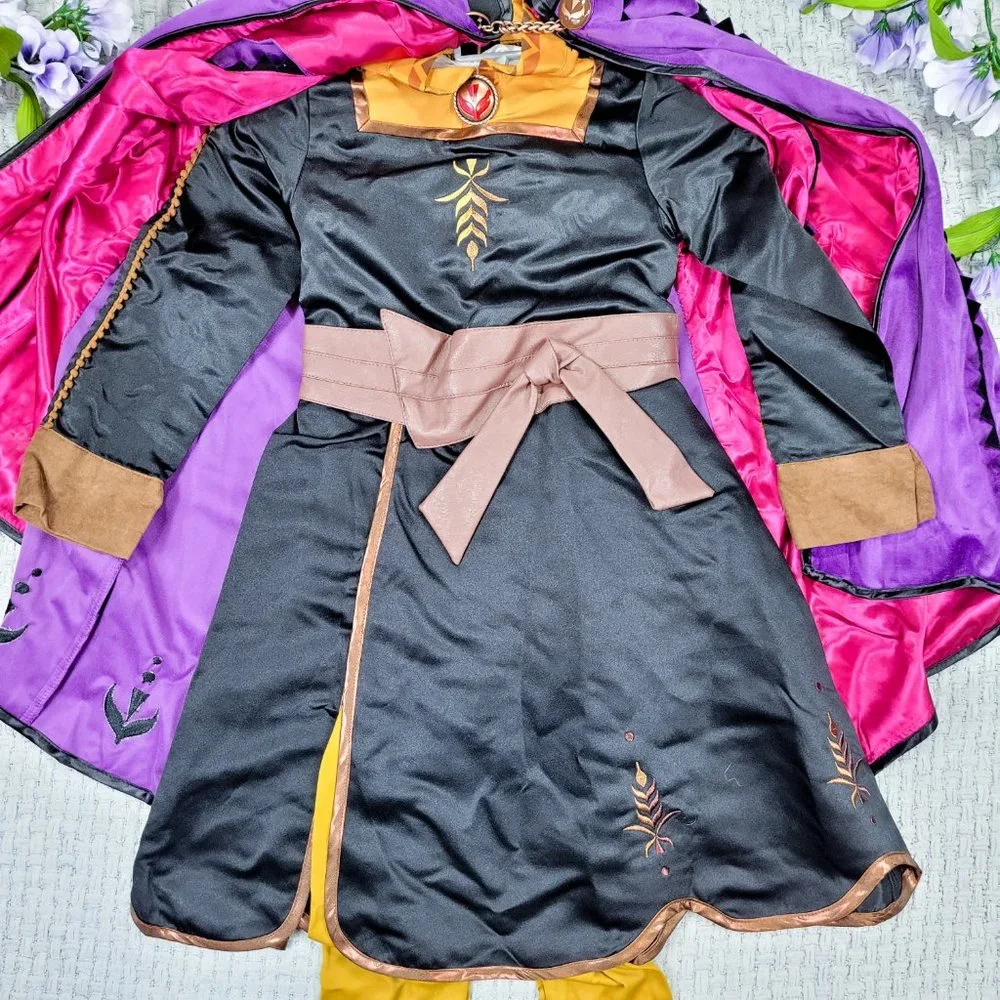 Disney Store Frozen 2 Deluxe Princess Anna Travel Dress Costume 5/6 NWT - Picture 3 of 12